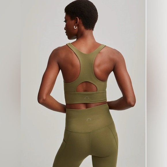Varley Let’s Move Harris Sports Bra in Moss Green – Size XS - Picture 3 of 6
